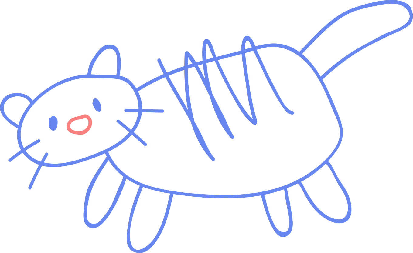Katze-Kinderzeichnung